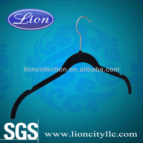 LEC-F5015 Flocking Houseware Trousers Plastic Hangers