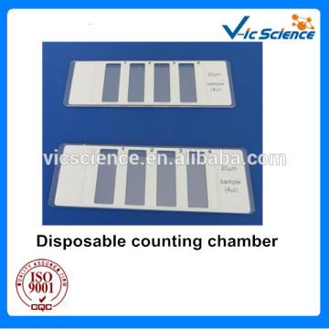 Disposable sperm counting chamber