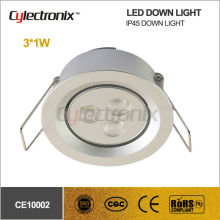 3*1W Recessed High Efficiency Down Light