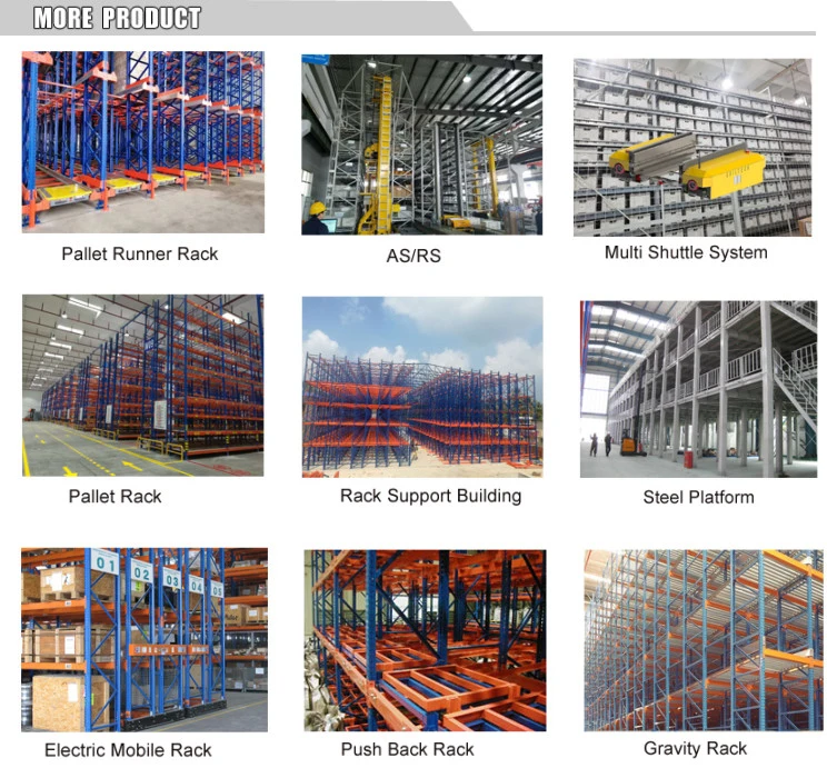 Multitier Shelving, Multi-Lever Racking System, Multilayer Industrial Mezzanine Rack for Warehouse