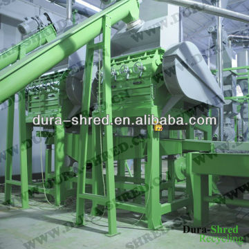 waste tires recycling granulator