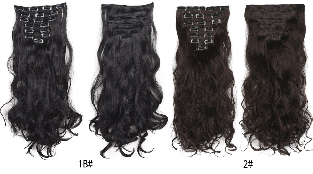 synthetic hair extensions clip hair extension afro kinky curly hair extensions