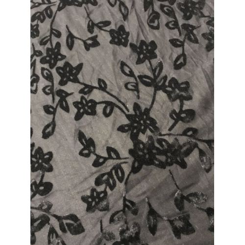 Top quality Korean velvet Burn out fabric