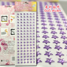Fashionable rhinstone crystal car sticker bling bling star car sticker