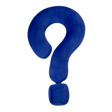 Question Mark Throw Pillow for Living Room and Office