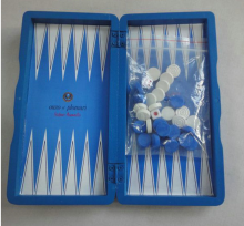 Portable Travel Backgammon Board Game Set with Wooden Case for Adults and Kids