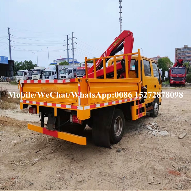 Camión de grúa plegable de Isuzu (7) ISUZU Folding Crane Truck (7)