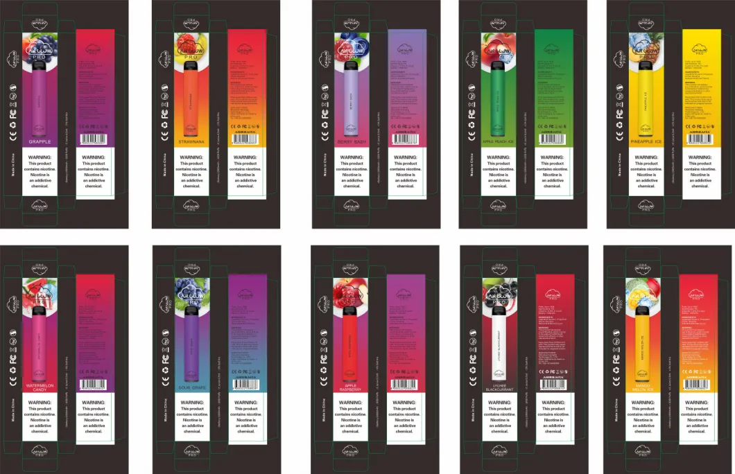 Factory Price Electronic Cigarette Fashion 1600 Puffs Disposable Vape Mini Cigarette