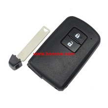 Good price Toyota 2 button remote key blank toyota key shell toyota key fob case