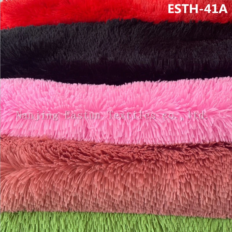 PV Plush/ Polyboa / Tricot Velboa / Warp Knit Boa Esth-56A