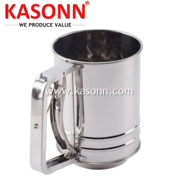 Stainless Steel 3 Cup Icing Baking Sifter