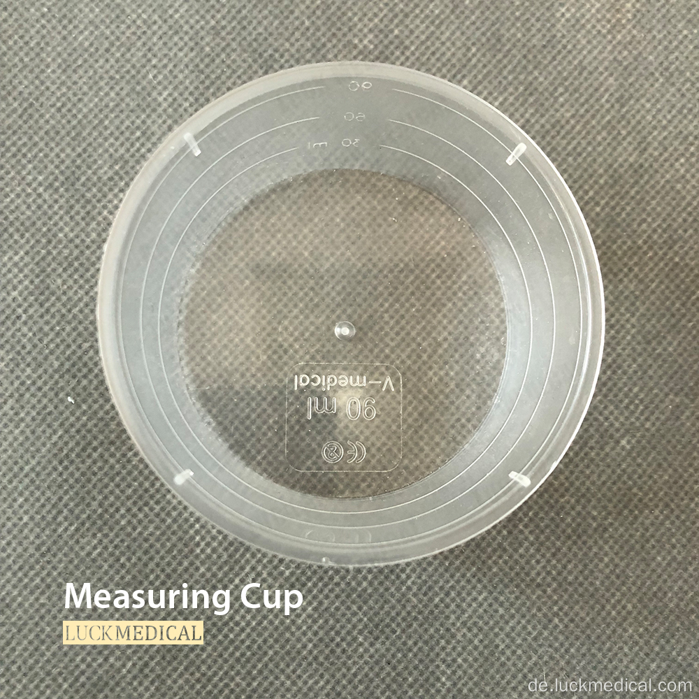 Medizinischer Gebrauch von Squasparent Measuring Cup 60 ml/90 ml/150 ml