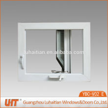 Decorative window grill pvc crank outward casement window