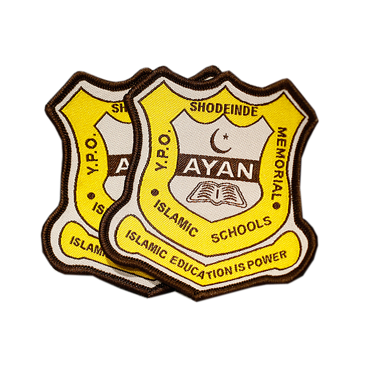 High Quality School Uniform Patch Woven Custom Badges