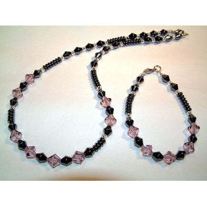 Hematite Set Plum Jewelry