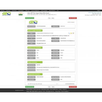 Indien JNPT Importera data