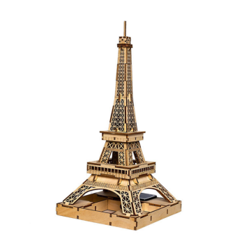 3D DIY Wooden Solar Toy Eiffel Tower Toys