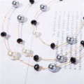 Women's Fashion Fine Jewelry 3 Strand Pearl Necklace