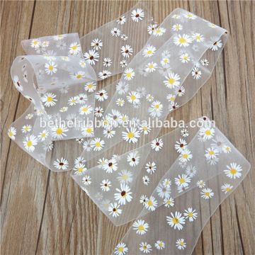 Wholesale printed material Customized Design jute ribbon