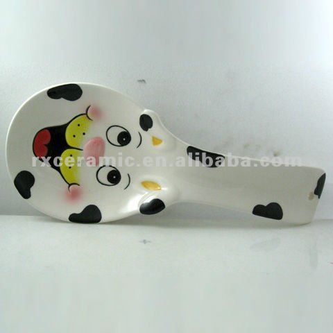 2010 Cartoon Animal Smileing Shap Spoon -Dog