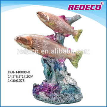 Polyresin fish statue