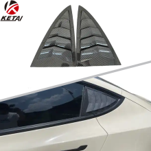 Quarter Style Side Window Louver Carbon Look for Tesla Model 3