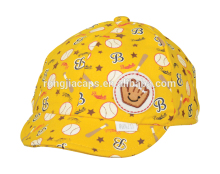 kintted fabric baby cap with lovey applique,customer brand