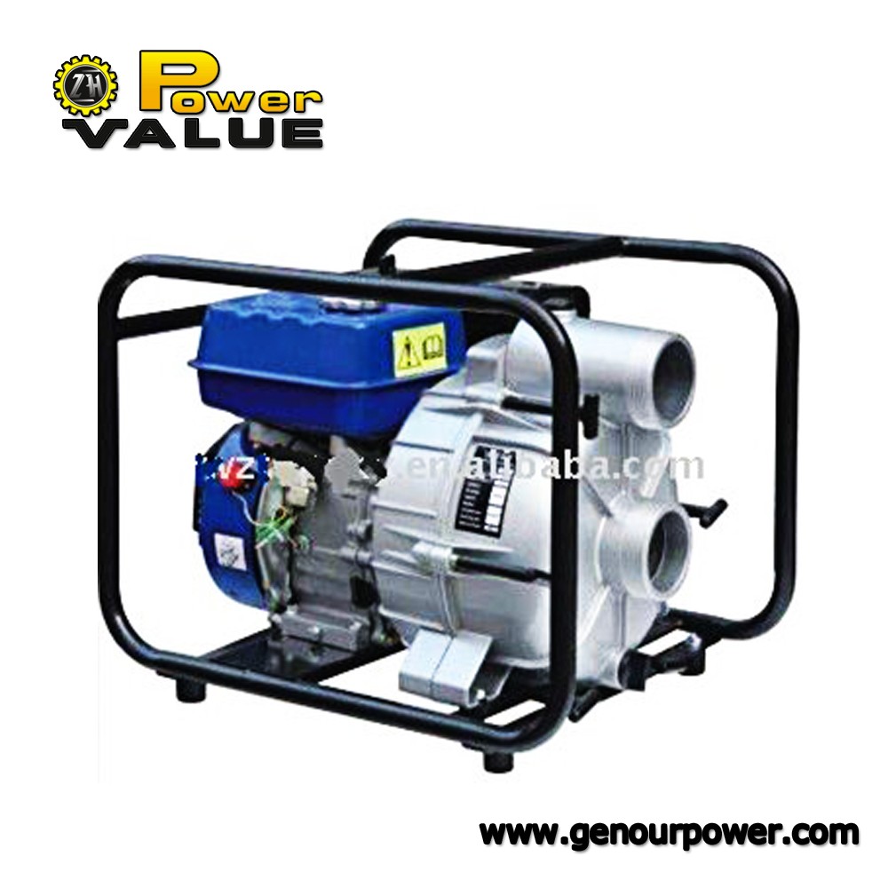 Power Value 3inch sewage water pump, dirty water suction pump with 6.5hp engine