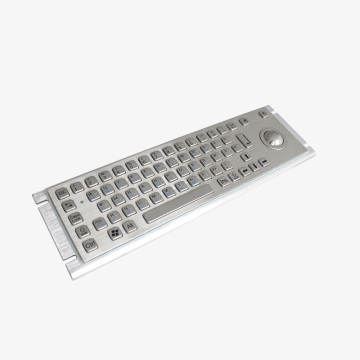 Kundenspezifische Layout Industrielle Tastaturmetalltastatur mit Trackball