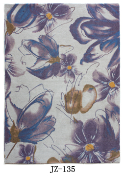 Heat transfer carpet with fashion design