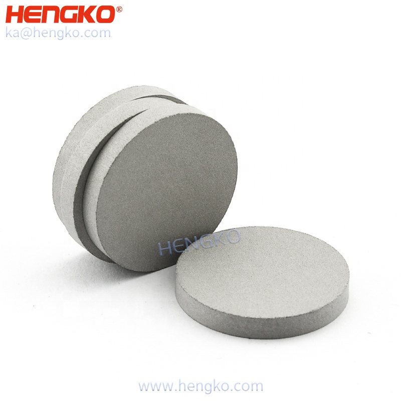 Custom Pore Size Sintered 0.5 2 10 Micron Stainless Steel Powder Sintered Filter Disc