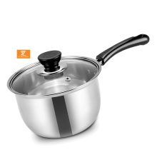 Factory Direct 16/18cm Stainless Steel Kitchen Pots and Pans Set: Milk Pot & Sauce Pan
