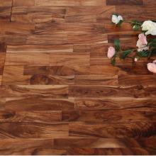 Natural color small leaf acacia solid wood flooring