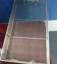Welded rectangle metal wire mesh basket