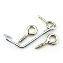 fine thread stainless steel eye screw hooks