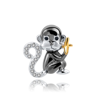 2016 925 Sterling Silver Pendent, monkey shaped Pendent