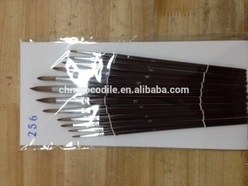 horse hair paint brushes, artist brushes sets,oil color brushes