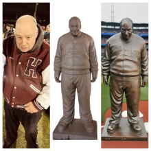 Custom Bronze Harrison Huskies Baseball Statue