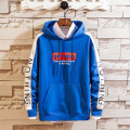 Men's polyester cotton hooded sweatshirts