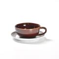 Tazza e piattino in ceramica a cappuccino vintage all&#39;ingrosso