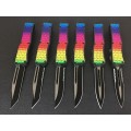 Rainbow Durability OTF Automatic Knife for women