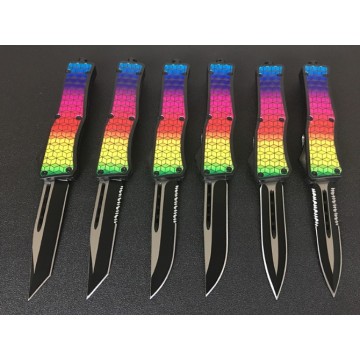 Rainbow Durability OTF Automatikmesser für Frauen