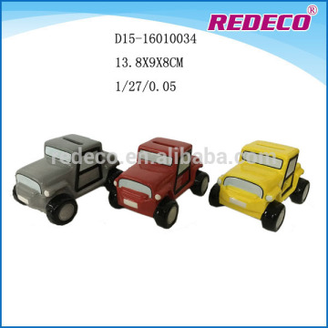 Car shaped ceramic money box for sale