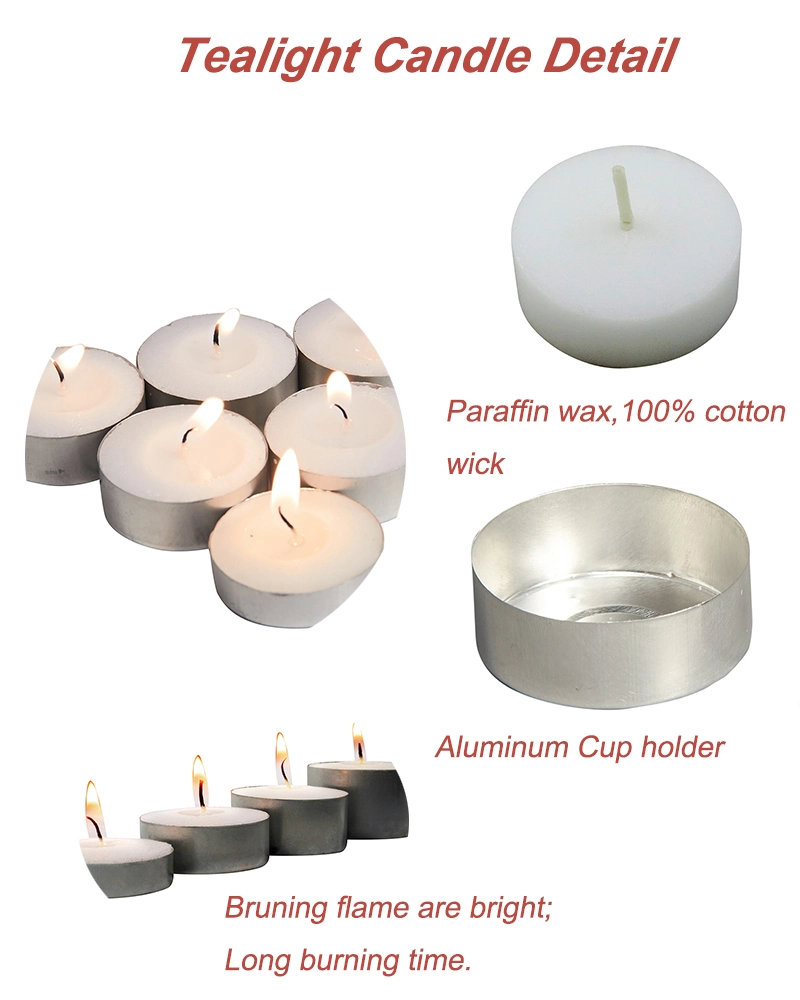 Tealight Candle Velas White Candle with Factory Price