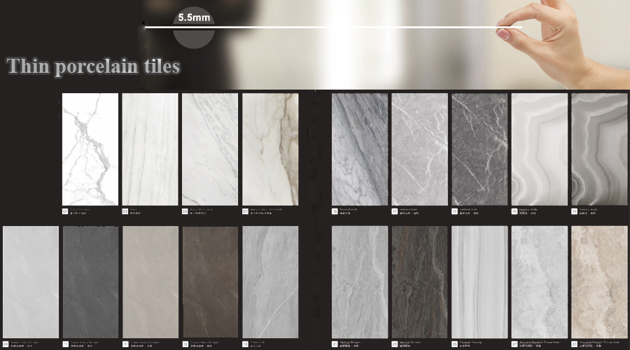 Large Format Thin Porcelain Tiles