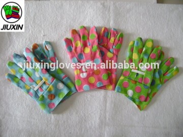 Kids drill cotton garden gloves