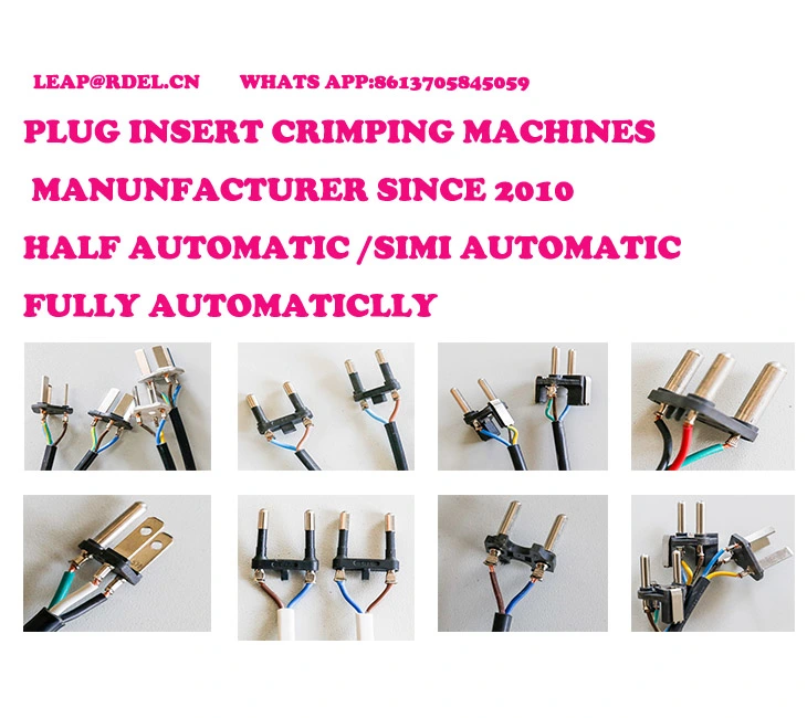 16A Semi Automatic VDE Plug Insert Crimping Machine