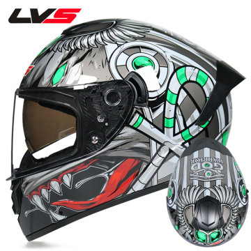 Motorcycle Helmets for Men and Women Wear Double Lens Locomotive Helmets Capacete da motocicleta