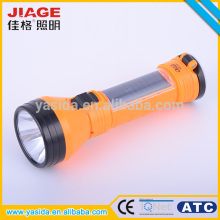 Most popular plastic multifunction solar rechargeable flashlight