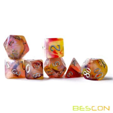 Bescon&#39;s Testing Moonstone Nebula Dice Sets